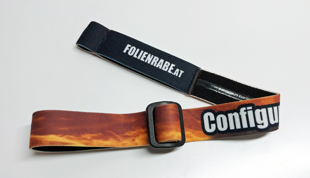 Folienrabe - Custom FPV goggle strap